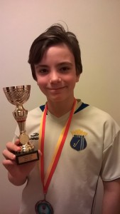 Nejlepší střelec mladších žáků v hale 2015 