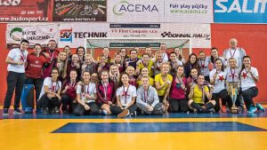 Tři nejlepší týmy halové extraligy žen 2016/2017