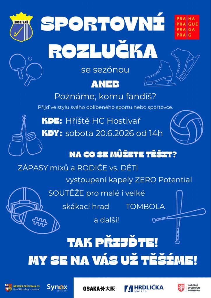 2026 sportovní rozlučka plakát